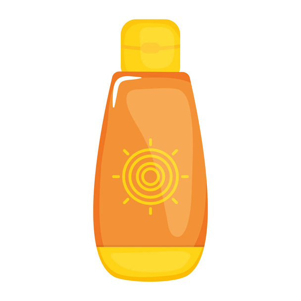 сонячна блокувальна пляшка літній продукт
 - Вектор, зображення