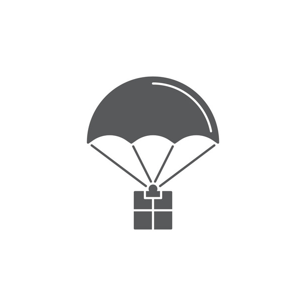 Delivery Service symbool vector pictogram geïsoleerd op witte achtergrond - Vector, afbeelding