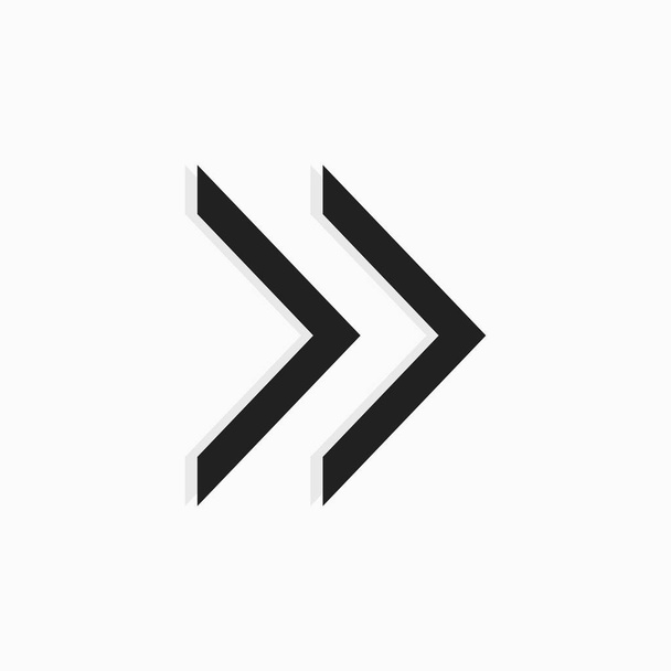 Arrows mark. Flat style vector illustration - Vector, Image