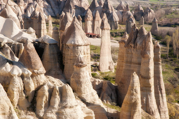 the most famous valley in Turkey called Love Valley. natural bac - Фото, изображение