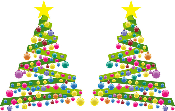 CHRISTMAS  TREE DECORATION - Vector, Image