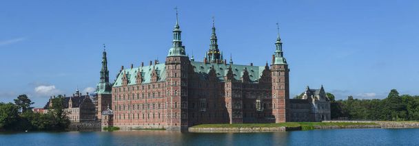 Hrad Frederiksborg v Hillerodu, Dánsko - Fotografie, Obrázek