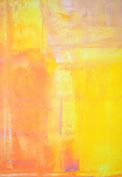 Peinture abstraite d'art jaune et orange
 - Photo, image