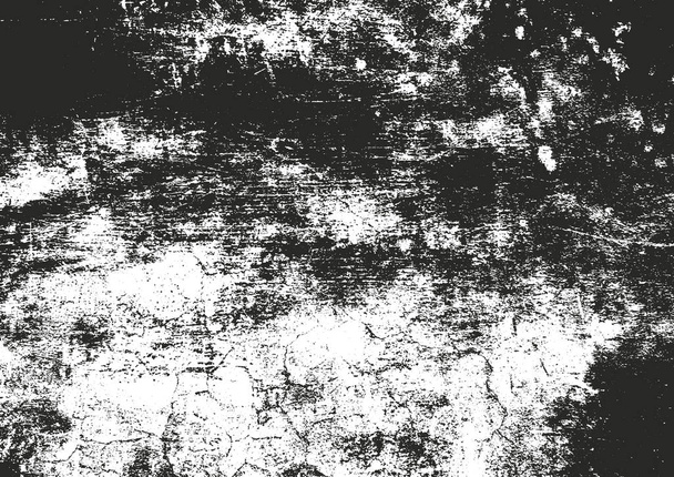 Niepokojąca powłoka tekstury pękniętego betonu - Wektor, obraz