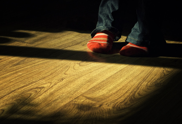 Feet on the floor - Foto, Imagem