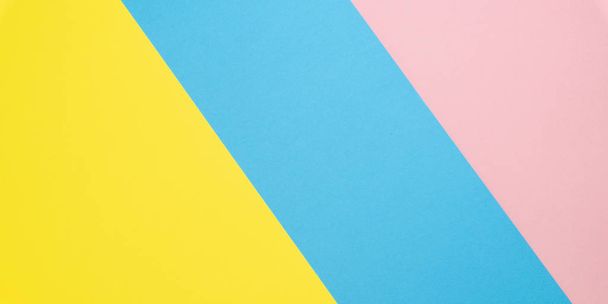 Pastel paper background. Minimal concept geometric background - Photo, Image