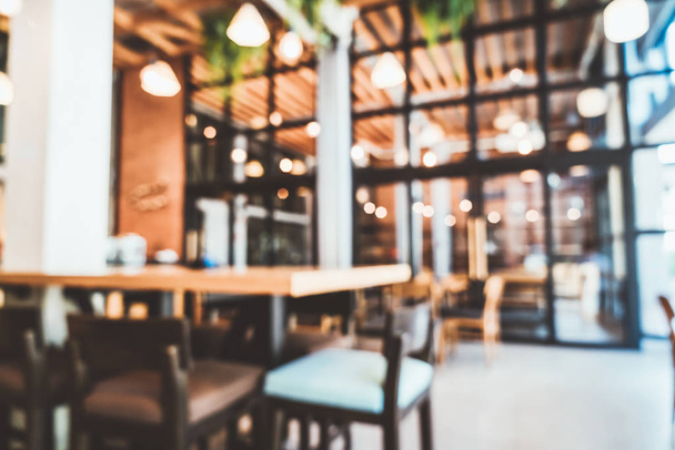 abstract blur and defocused cafe restaurant - Foto, Imagen
