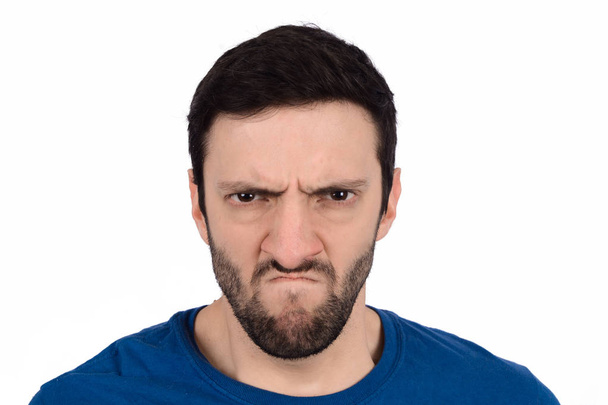 Man with angry expression. - Photo, image