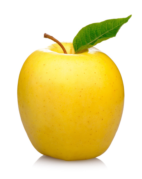 żółte jabłko - Zdjęcie, obraz