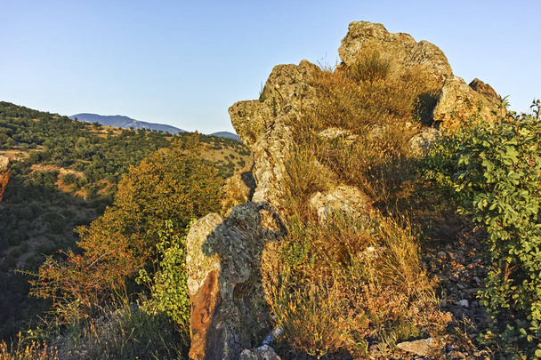Вид на гори Осогово, Північна Македонія, захід сонця - Фото, зображення