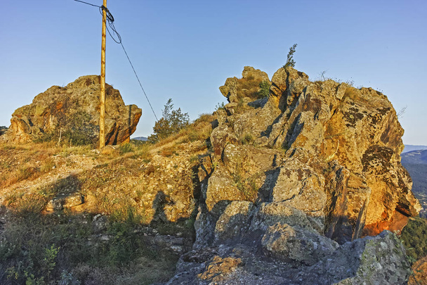 Вид на гори Осогово, Північна Македонія, захід сонця - Фото, зображення