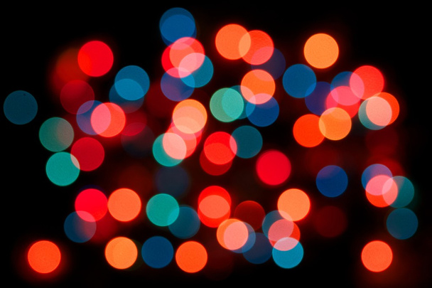 Multicolor diferentes colores bombilla de fondo de luz, efecto de bombilla, una gran cantidad de vista abstracta bombilla de colores, evento de año nuevo, temporada, luz hijo noche
 - Foto, imagen
