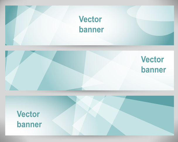 Abstract Banners. Vector Backgrounds. - Вектор,изображение