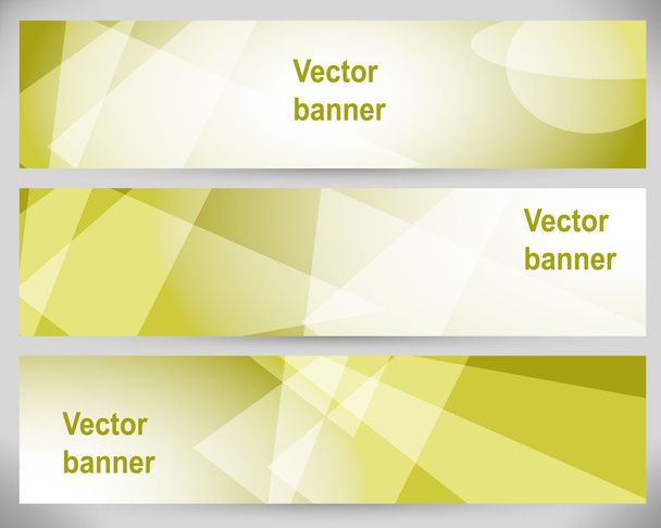 Abstract Banners. Vector Backgrounds. - Vecteur, image