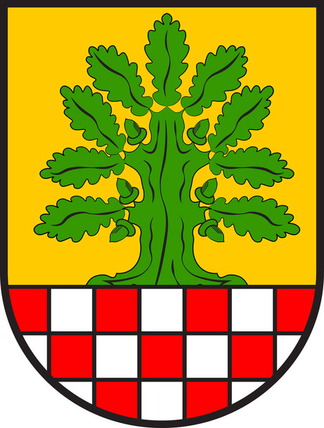 Escudo de Holzwickede en Renania del Norte-Westfalia, Alemania
 - Vector, imagen