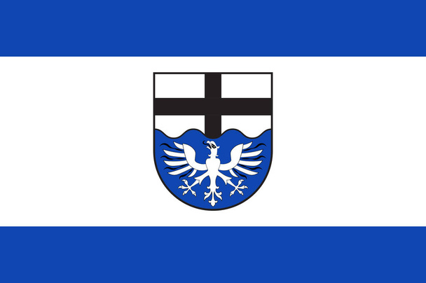 Bandera de Moehnesee en Renania del Norte-Westfalia, Alemania
 - Vector, Imagen