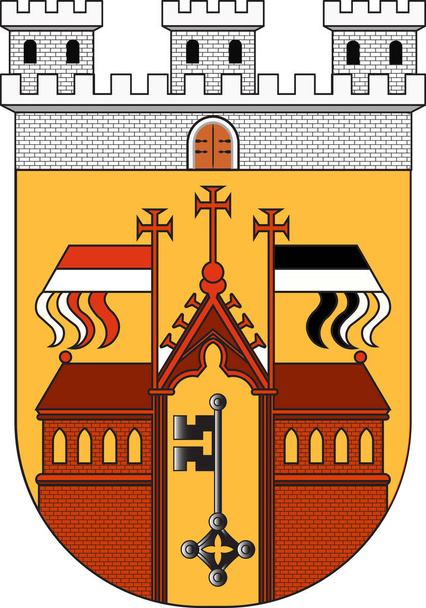 Escudo de Herford en Renania del Norte-Westfalia, Alemania
 - Vector, Imagen