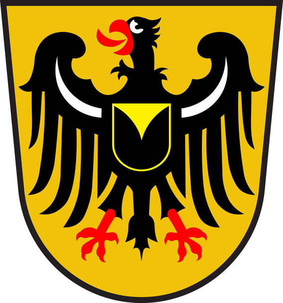 Waltrop címere Észak-Rajna-Vesztfáliában, Németország - Vektor, kép