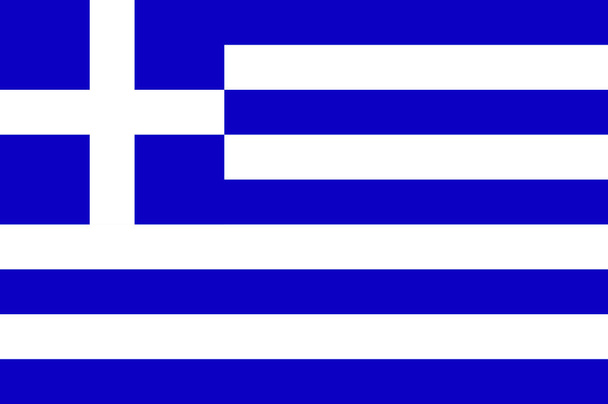 Řecká vlajka - Vektor, obrázek