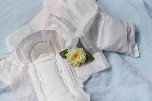 Sanitary napkin or feminine sanitary pad - Female hygiene means  - Photo, Image
