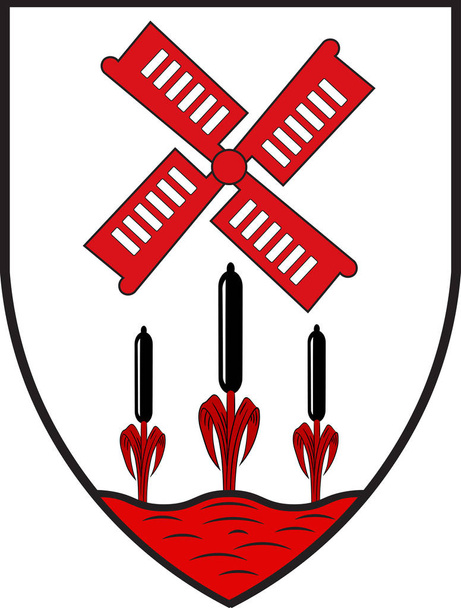 Escudo de Hille en Renania del Norte-Westfalia, Alemania
 - Vector, Imagen