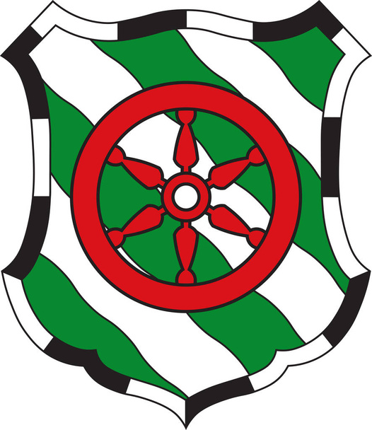 Герб міста Північний Рейн-Вестфалія, Німеччина - Вектор, зображення