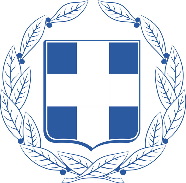 Griechisches Wappen - Vektor, Bild