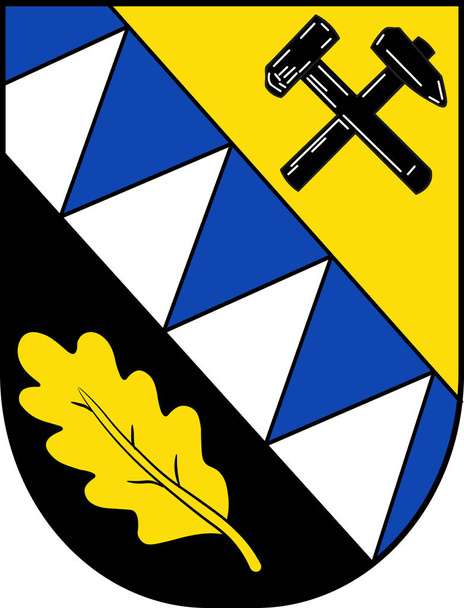 Coat of arms of Oer-Erkenschwick in North Rhine-Westphalia, Germ - Vector, Image