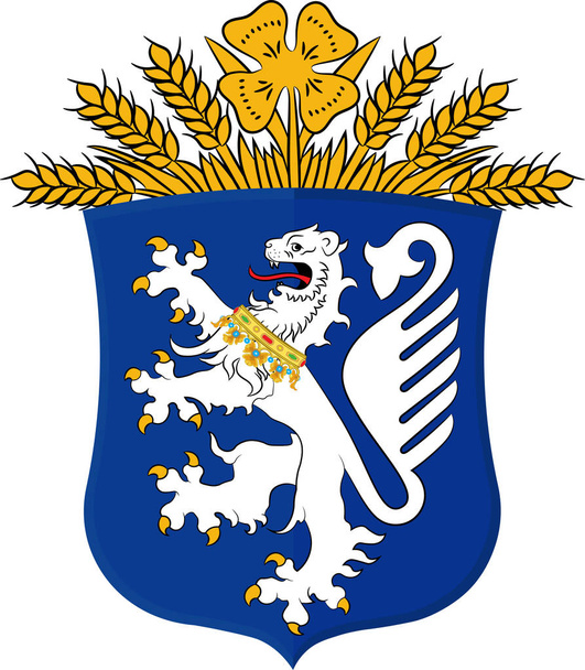 Wappen von Leer in Niedersachsen, Deutschland - Vektor, Bild