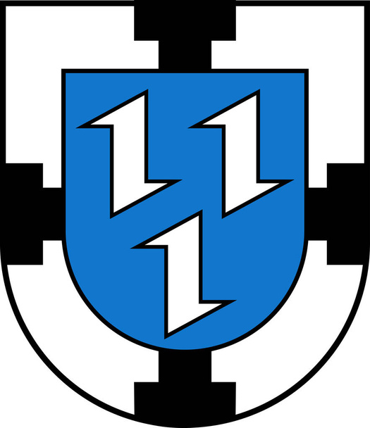Coat of arms of Bottrop in North Rhine-Westphalia, Germany - Vector, Image