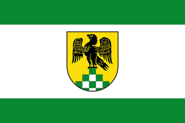Vlajka Anroechte v Severním Porýní-Vestfálsku, Německo - Vektor, obrázek