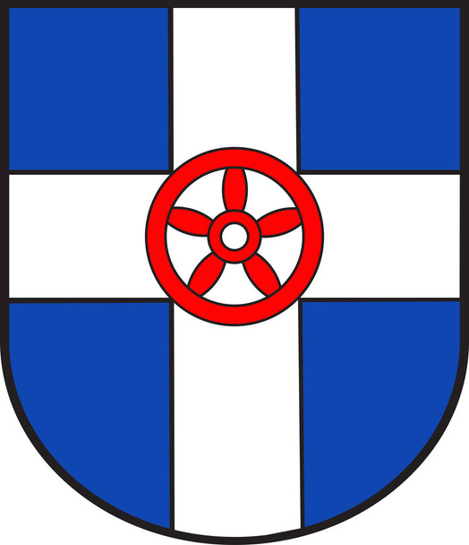 Státní znak Geseke v Severním Porýní-Vestfálsku, Německo - Vektor, obrázek