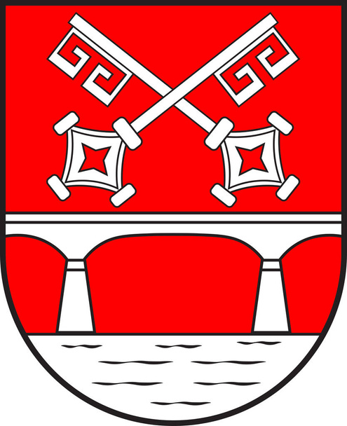 Petershagen címere Észak-Rajna-Vesztfália - Vektor, kép