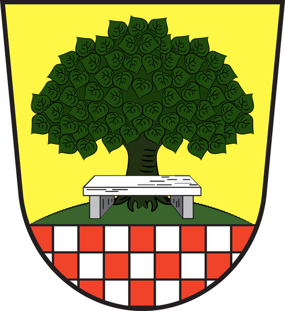 A Halver címere Észak-Rajna-Vesztfália, Németország - Vektor, kép