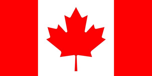 Flaga Kanady  - Wektor, obraz