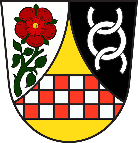 Εθνόσημο του Werdohl στη Βόρεια Ρηνανία-Βεστφαλία, Γερμανία - Διάνυσμα, εικόνα