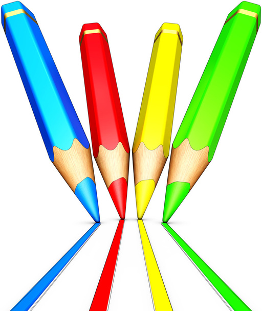 Colored pencils - Foto, Imagen