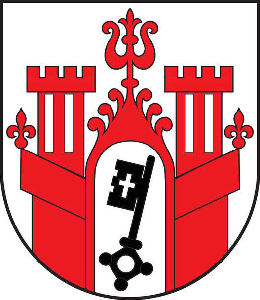 Státní znak Schmallenbergu v Severním Porýní-Vestfálsku, Německo - Vektor, obrázek