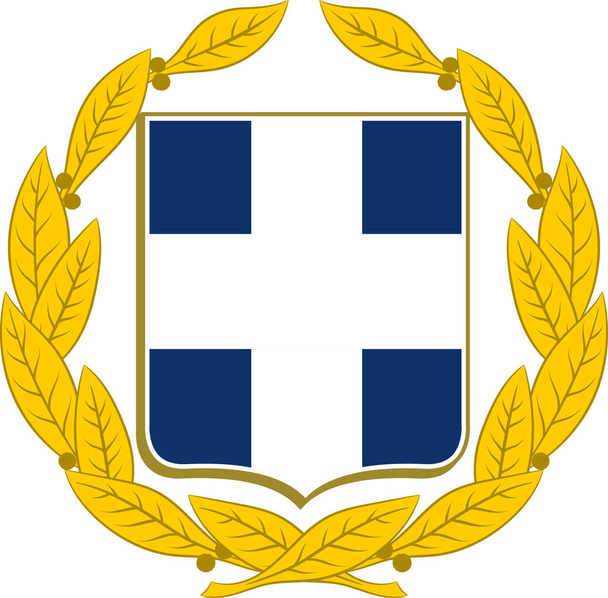 Görögország címere - Vektor, kép