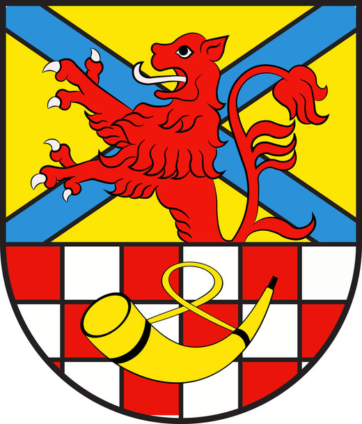Státní znak Meinerzhagen v Severním Porýní-Vestfálsku, Německo - Vektor, obrázek