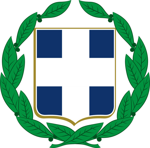 Coat of arms of Greece - Vector, Image