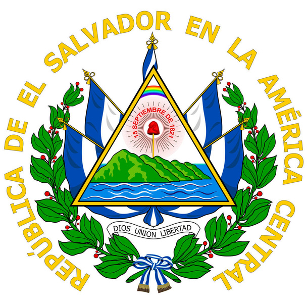 Герб Сальвадору - Вектор, зображення