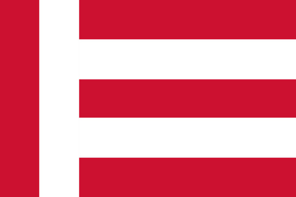 σημαία της Αϊντχόβεν, Ολλανδία - Διάνυσμα, εικόνα
