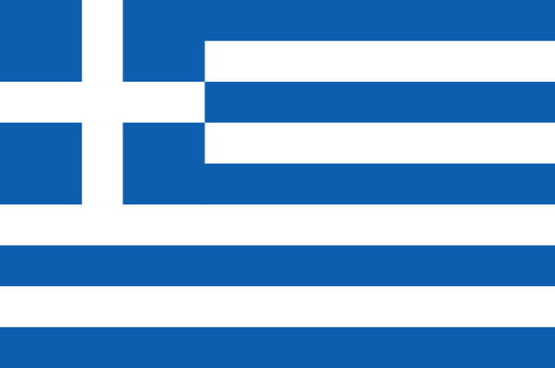 Flaga Grecji - Wektor, obraz