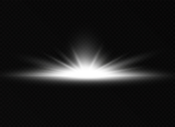 Luz blanca brillante
  - Vector, imagen