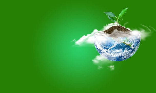 Saving world Ecology concept. Elements of this image furnished b - Photo, Image