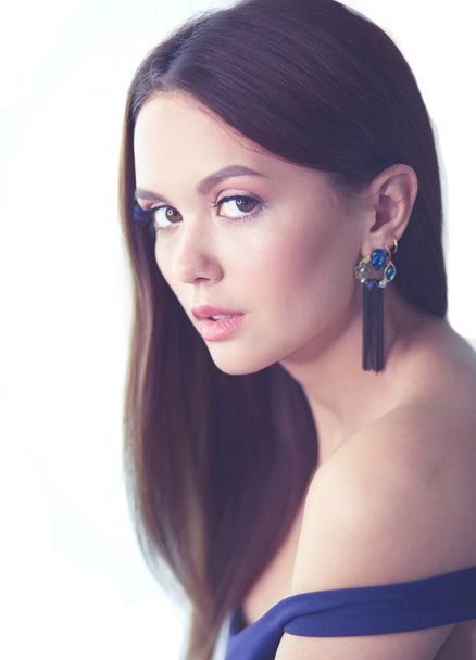 Beautiful young woman with professional make up - Fotó, kép