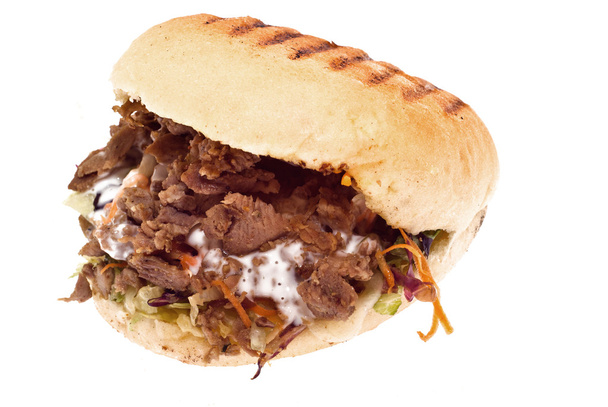 Doner kebab aislado
 - Foto, imagen