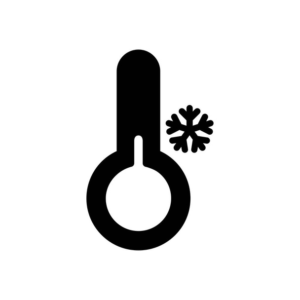 Wetter Kälte Symbol einfach - Vektor, Bild