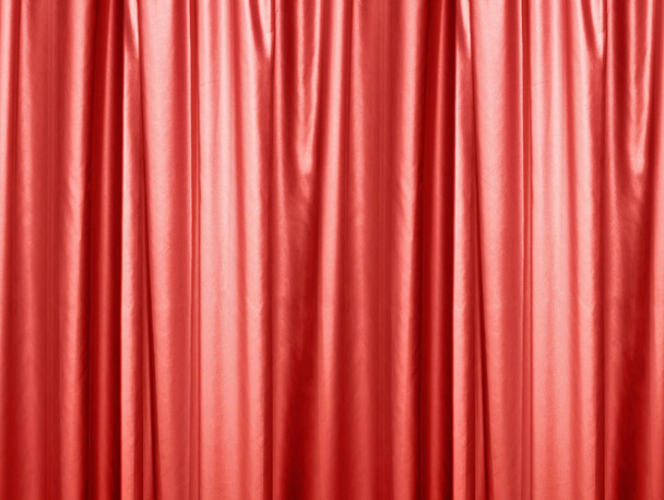 red color curtain background photo - 写真・画像
